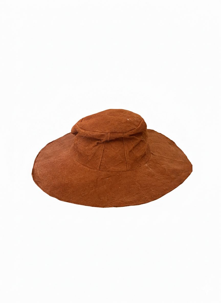 Bark cloth hats