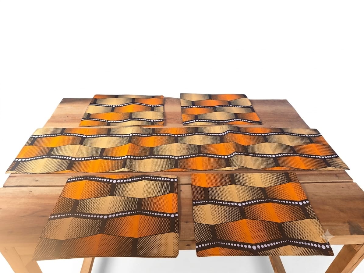 The Rift Valley Sunset Batik Tableware Set
