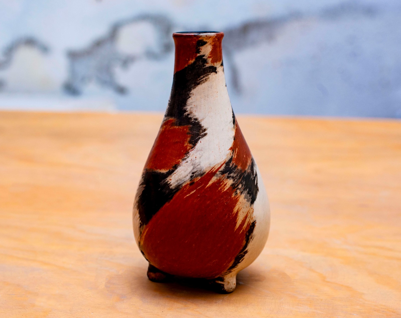 Earth & Smoke Artisan Slim Vase