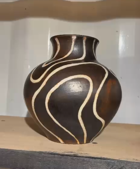 Earth & Contour Smoked Artisan Vase