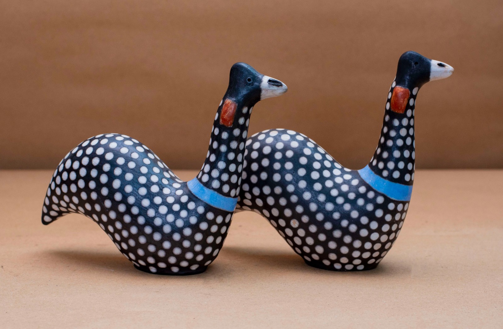 Dotted Velvet Jameson Guinea Fowl Sculpture