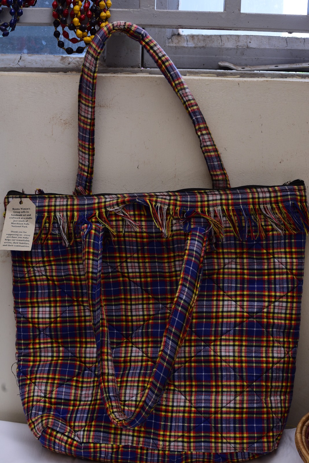 Quilted Tartan Tote Bag
