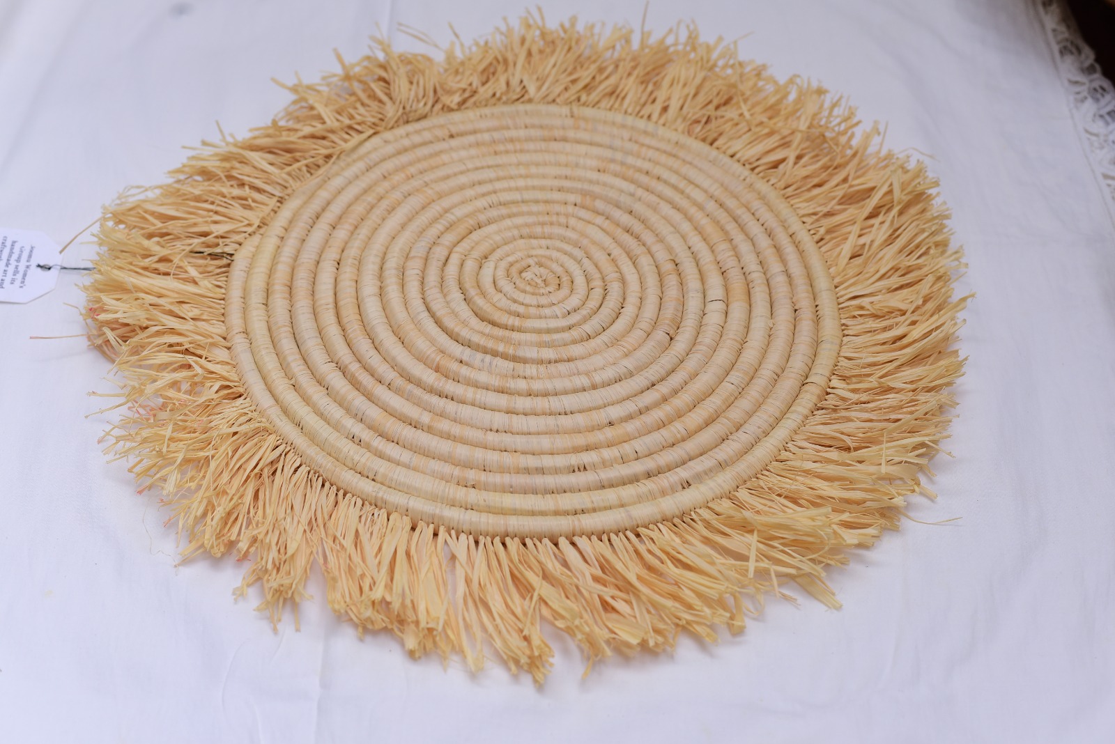 The Sahara Fringe Raffia Placemat & Wall Hanging
