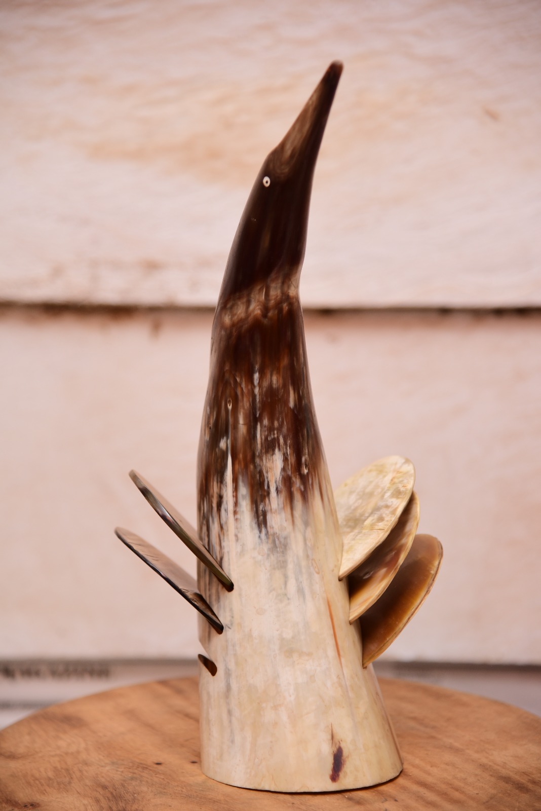 Ankole Horn Sculptural Coaster Set