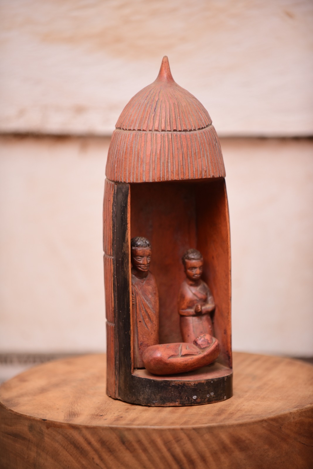 Heritage Hut Hand-Carved Nativity Scene