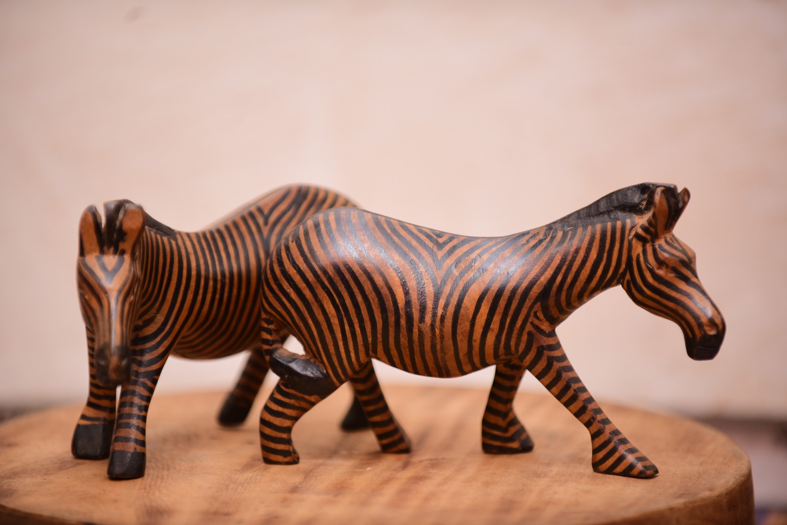 Lake Mburo Zebra Hand-Carved Sculpture