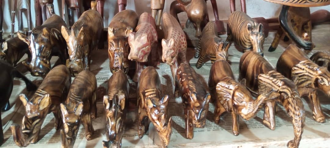 Mini Hand-Carved Wooden Wildlife Figurines