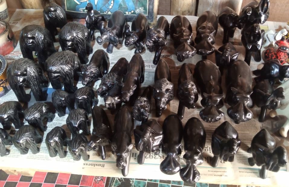 The Midnight Minis Hand-Carved Ebony Figurines