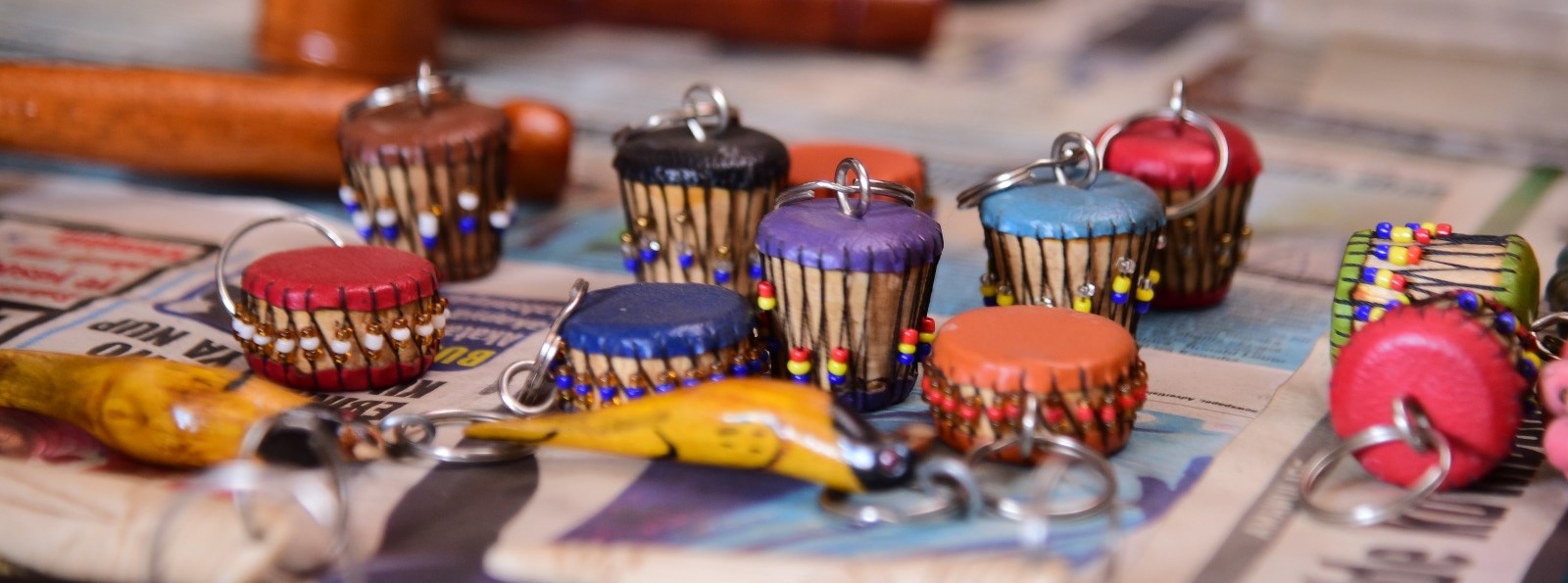 Miniature Drum Keychains