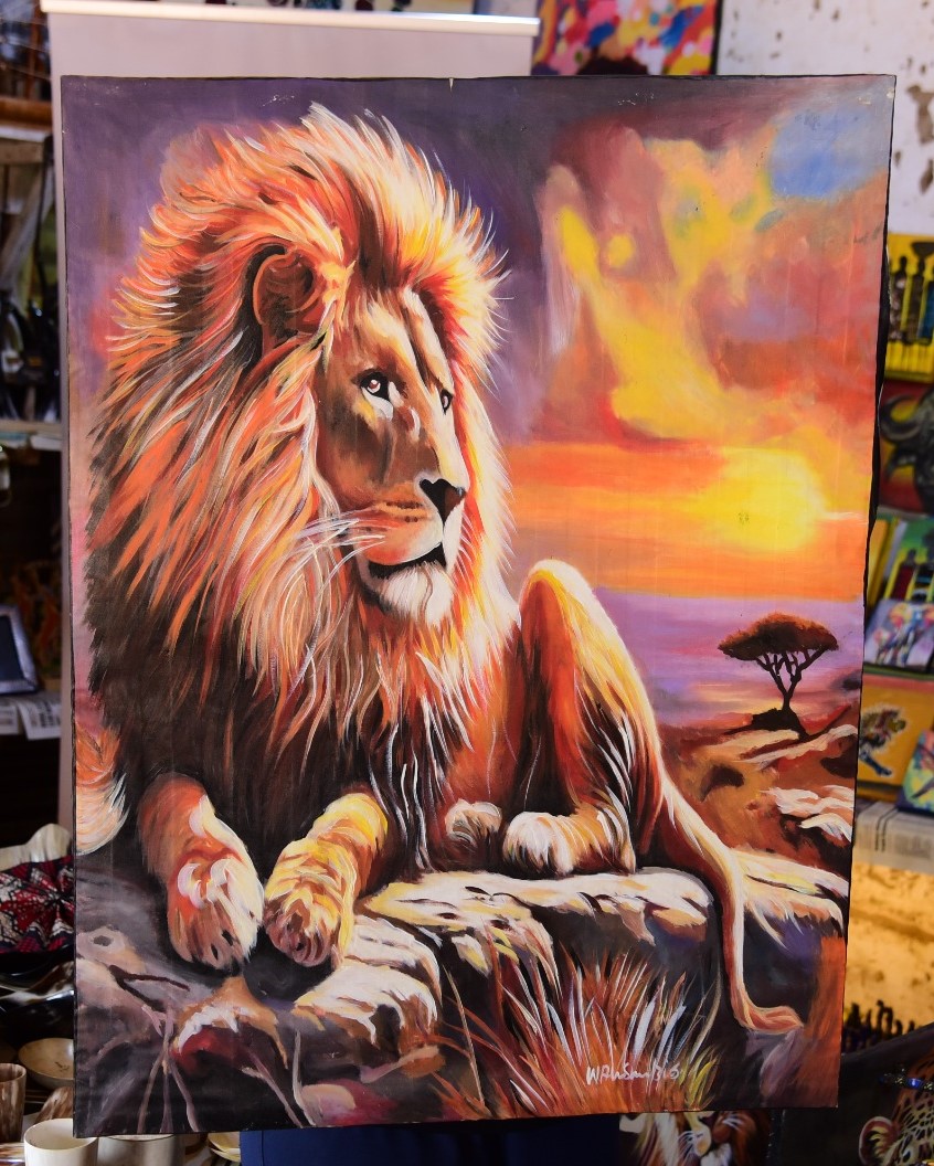 Pride Lands Horizon Original Acrylic Lion Painting