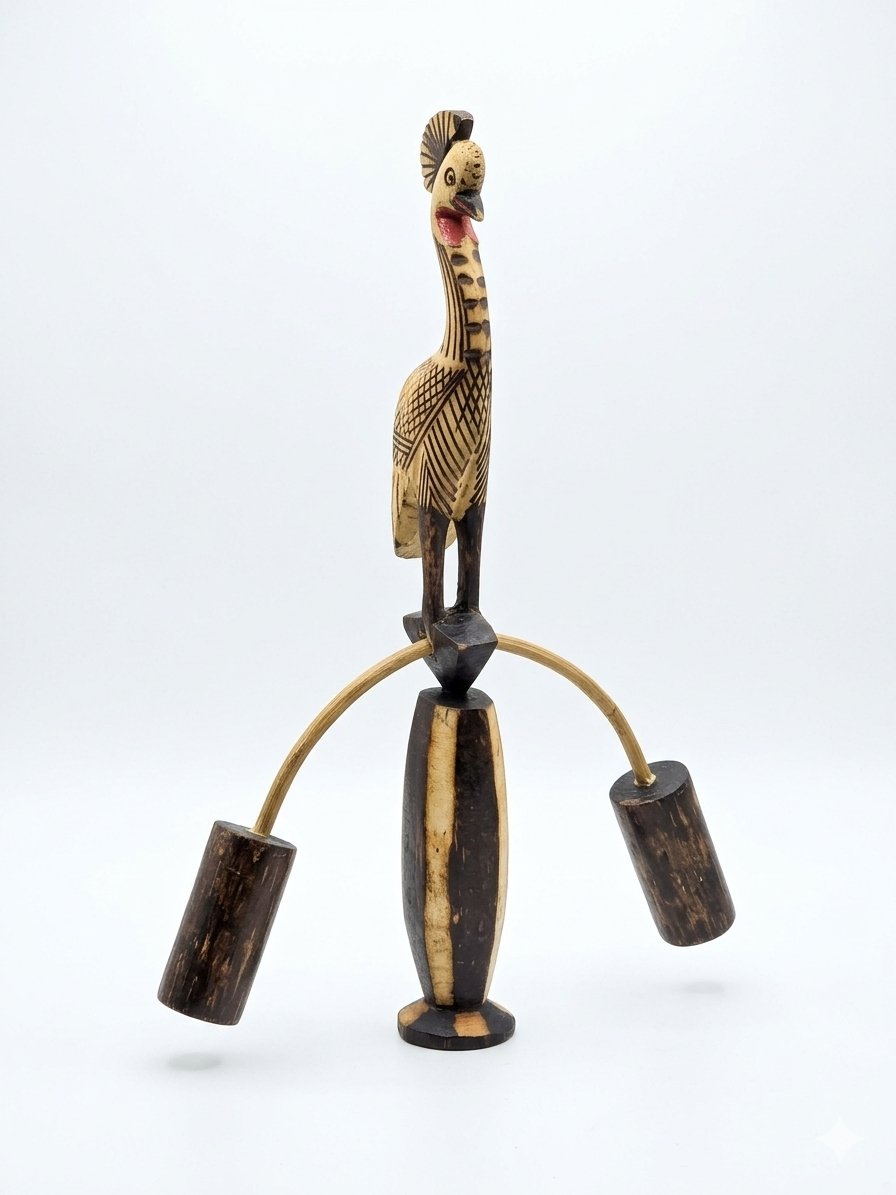 Crested Crane Kinetic Balancing Toy