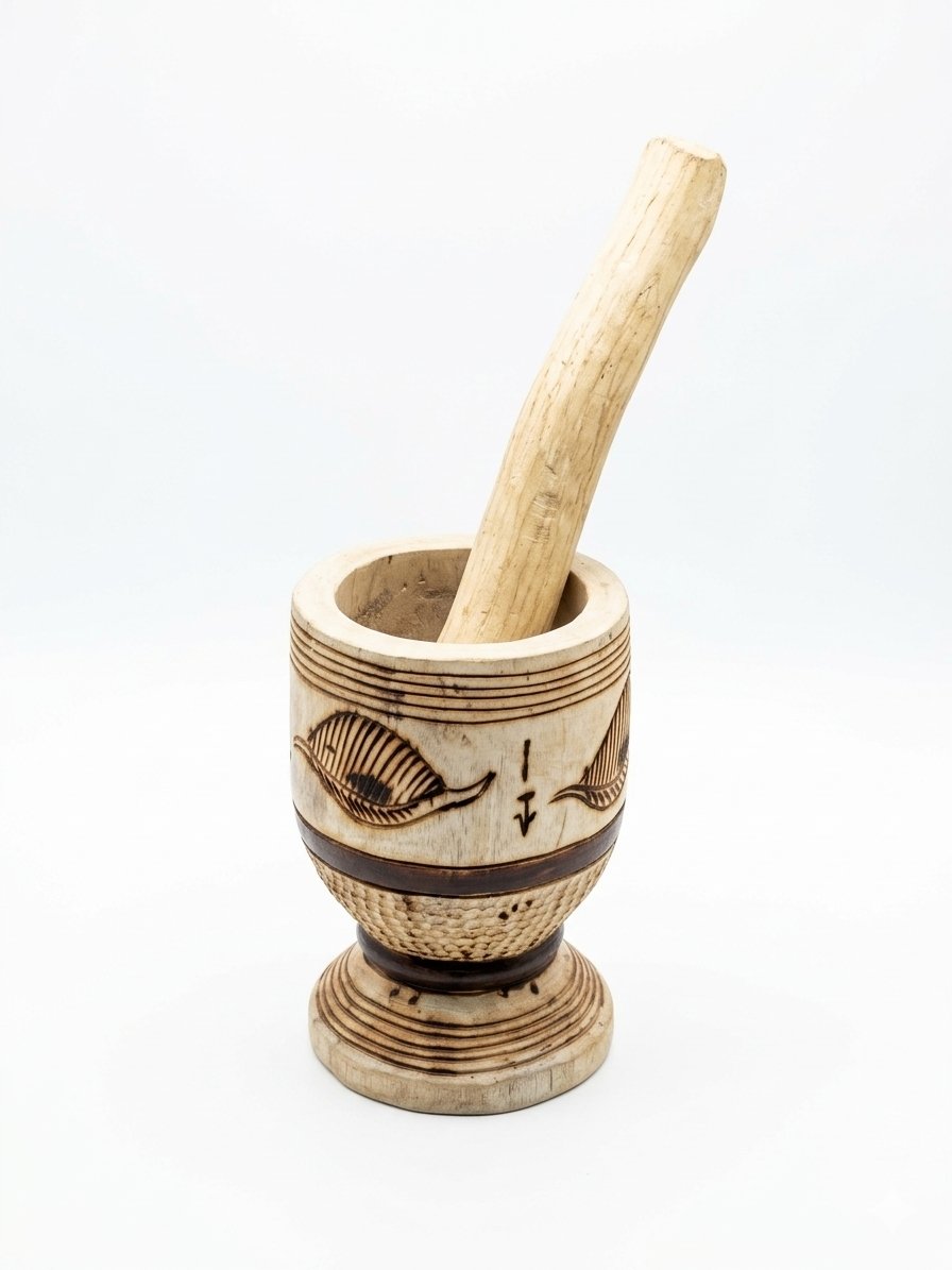 Heritage Grind Lagor-Etched Mortar & Pestle Set