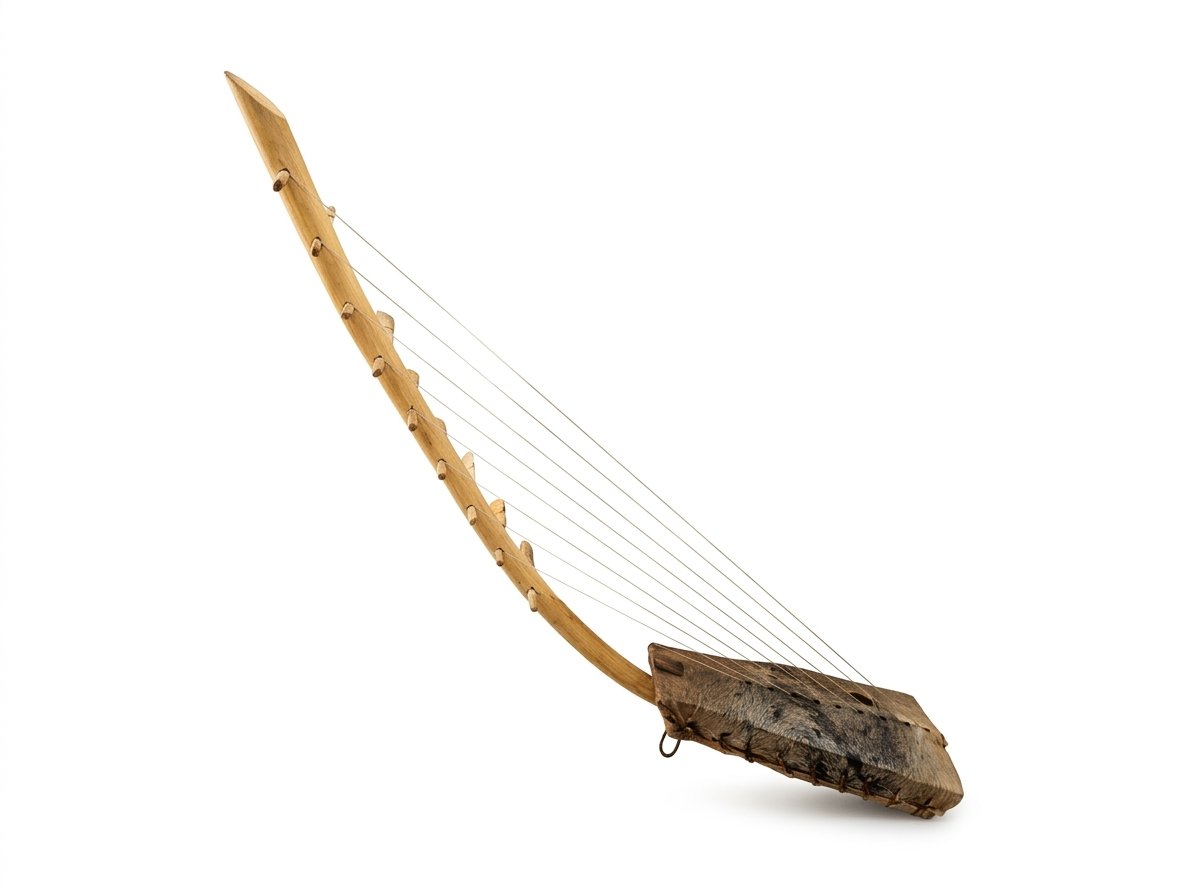 Adungu Melody Handcrafted Arched Harp