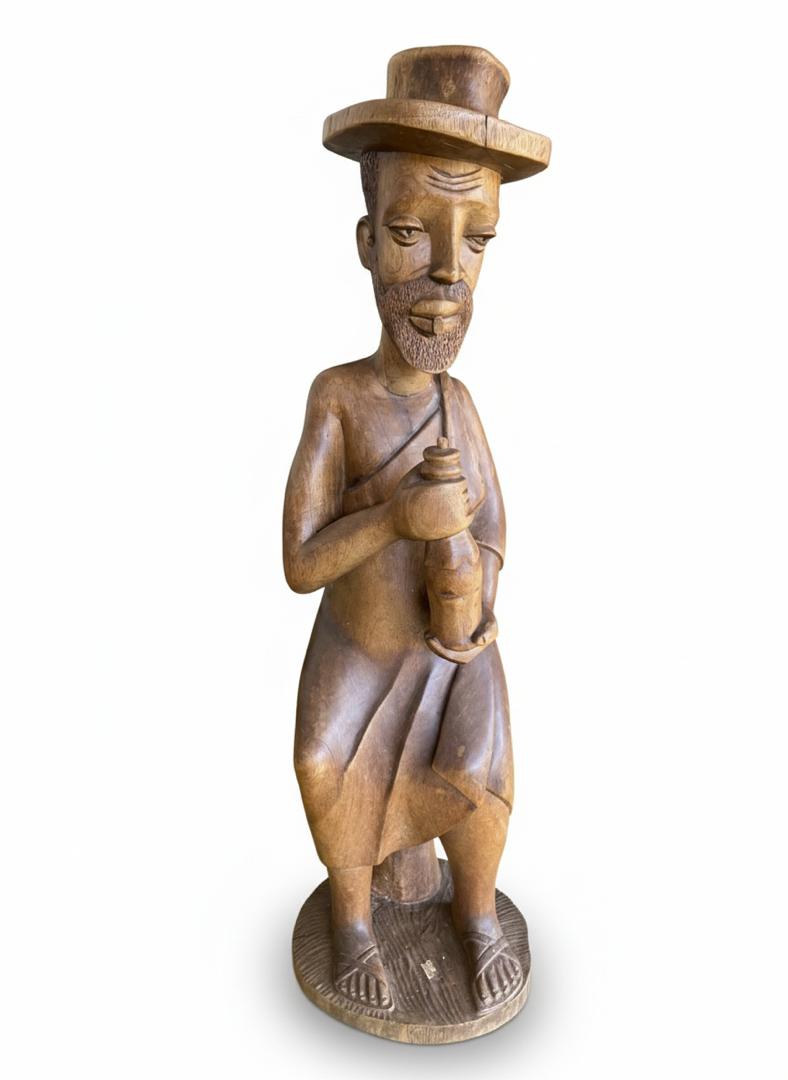 Traditional African Elder Wood Carving