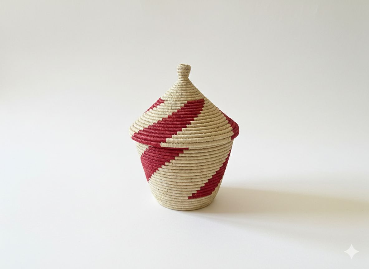 Conical Woven Basket Set